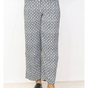 NWT! Habitat Black and White Wide Leg Pants